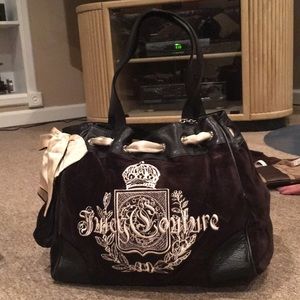 Juicy Couture velour tote